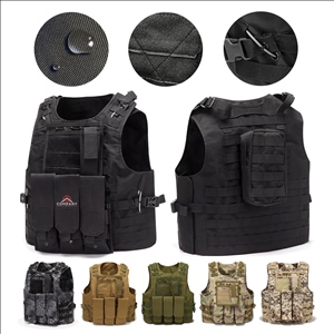 Lightweight Breathable Detachable Pouch Oxford Tactical Vest